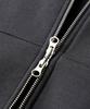 Jemut Day Cut Crop Oversized Zip-Up Hoodie Charcoal Kjhd2650