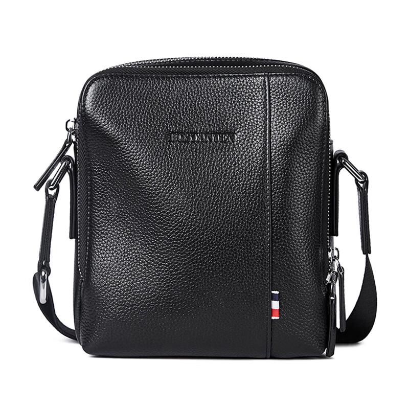 BOSIDUNTON Men s Leather Shoulder Bag