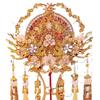 Double-Sided Heavy-Duty Wedding Handheld Xiuhe Fan - Ancient Style, Handmade, Round, Bridal Face-Covering