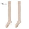 1 Pair Women Winter Socks Tihick Plush Over Knee Socks Anti-slip Solid Color Warm Thickened Stockings Warmth Socks for Various Occasions