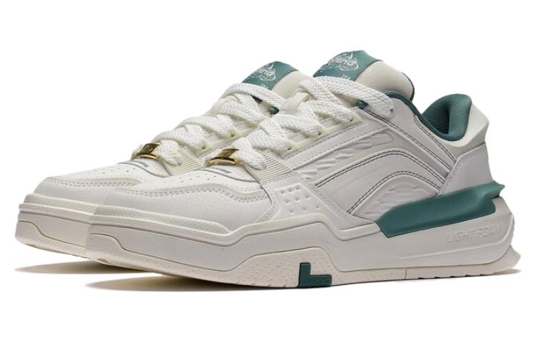 Li Ning Ginseng & Starlight Canchun Synthetic Leather Comfortable And Trendy Slip Resistant Abrasion Resistant Low Top AGCS245-5