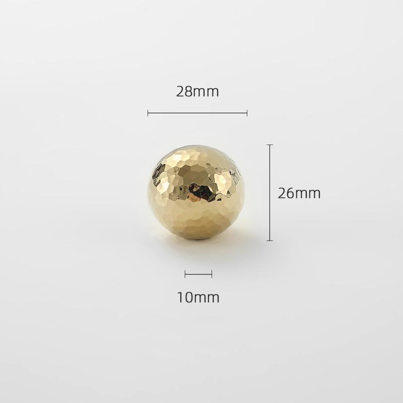 Brass Ball Furniture Pull Handles Hand-Forged Hammer Cabinet Handles Door Drawer Knob Kitchen Wardrobe Cupboard Pulls