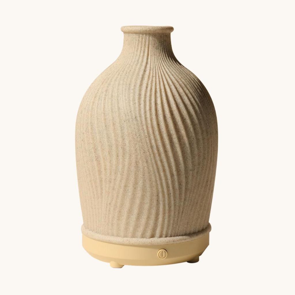 Smart Ultrasonic Wood Grain Aromatherapy Humidifier & Incense Burner
