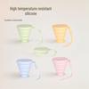 Portable Silicone Collapsible Travel Cup - Food Grade, Versatile for Outdoor Use: Water, Mouthwash, Coffee