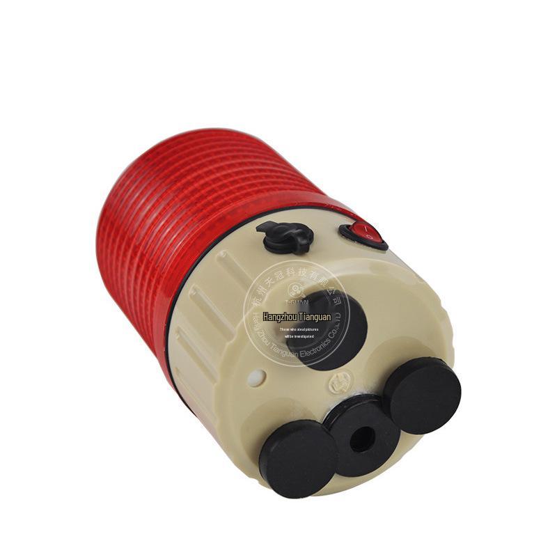 TGBX-16J 90dB Portable LED Strobe Warning Light with Sound Alarm & Magnetic Mount
