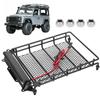 Metal RC Car Roof Rack Luggage Carrier with LED Fit for MN D90 99S RC Car Model