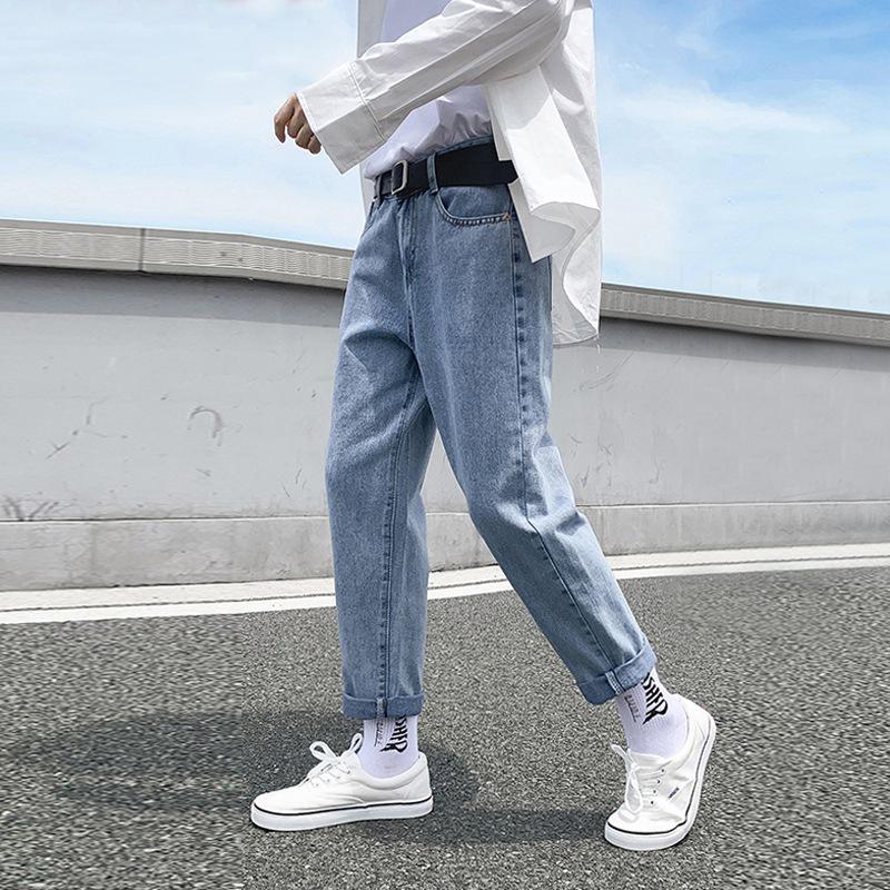 

Женские джинсы галифе с высокой посадкой, для похудения - Осень/Зима 2022, Большой размер, Свободные прямые, Морковь/Папин стиль. 2XL