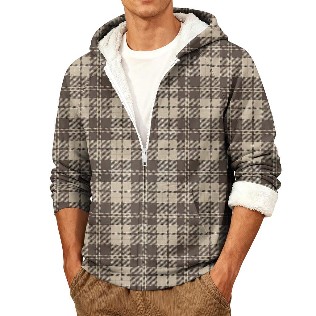 Men's Casual Warm Hooded Jacket
