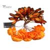 Festive Tabletop Lighting Marigold Flower String Lights, Artificial Cempasuchil Decorative Lamps, Halloween Flexible Warm White Garland LED