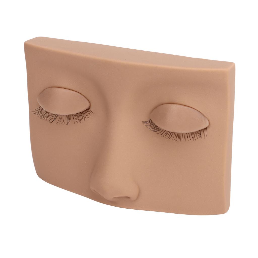 Lash Mannequin Head Removable Silicone Replacement Eyelash Mannequin Head for Training