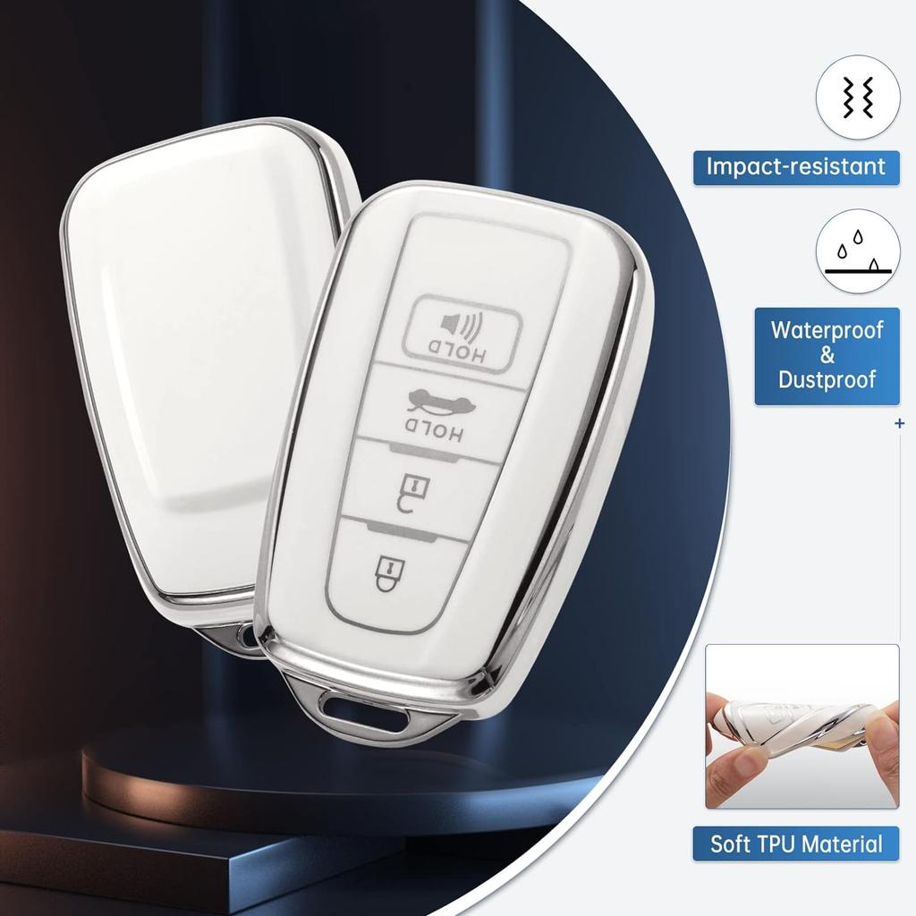 Passend für 2018–2022 Camry RAV4 Highlander Asia Dragon C-HR Prius Corolla GT86 Smart Key Cover