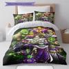 Son Goku Pattern Bedding,Quilt Set Quilt Cover Pillowcase Home Birthday Gift (1 * Duvet Cover + 2 * Pillowcase, Without Core)