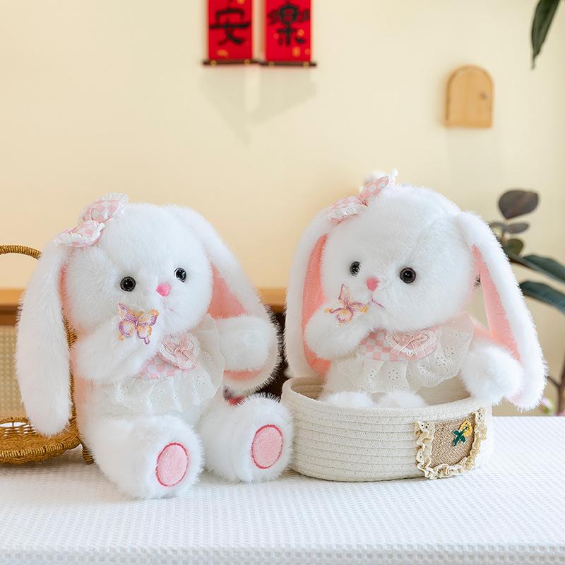 Toy Bunny Plush Cute Cartoon Butterfly Girl Children Birthday Holiday Doll Gift