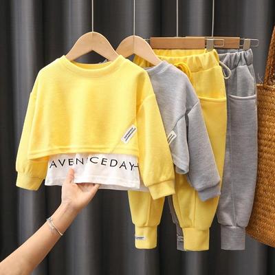 Mergaičių pavasario rudens rūbai vaikams Madingi marškinėliai kelnės 2vnt./komplektai Mažų vaikų laisvalaikio kostiumai, sportiniai drabužiai, komplektai, vaikiški sportiniai kostiumai