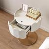 Luxury Bedside Tables Aesthetic Bedroom Nightstands Multifunction Nightstand Smart Bedside Table with Light Storage Furniture