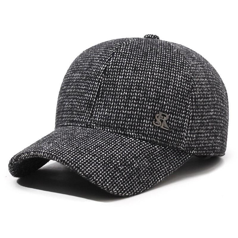 Winter Mens Baseball Cap With Fleece Lining For Warmth And Windproof Comfort