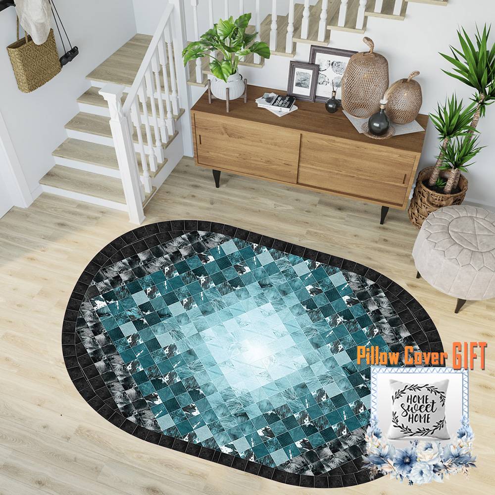 

Mosimoso Home RC1762 Ковер с кожаной подошвой и цифровой печатью