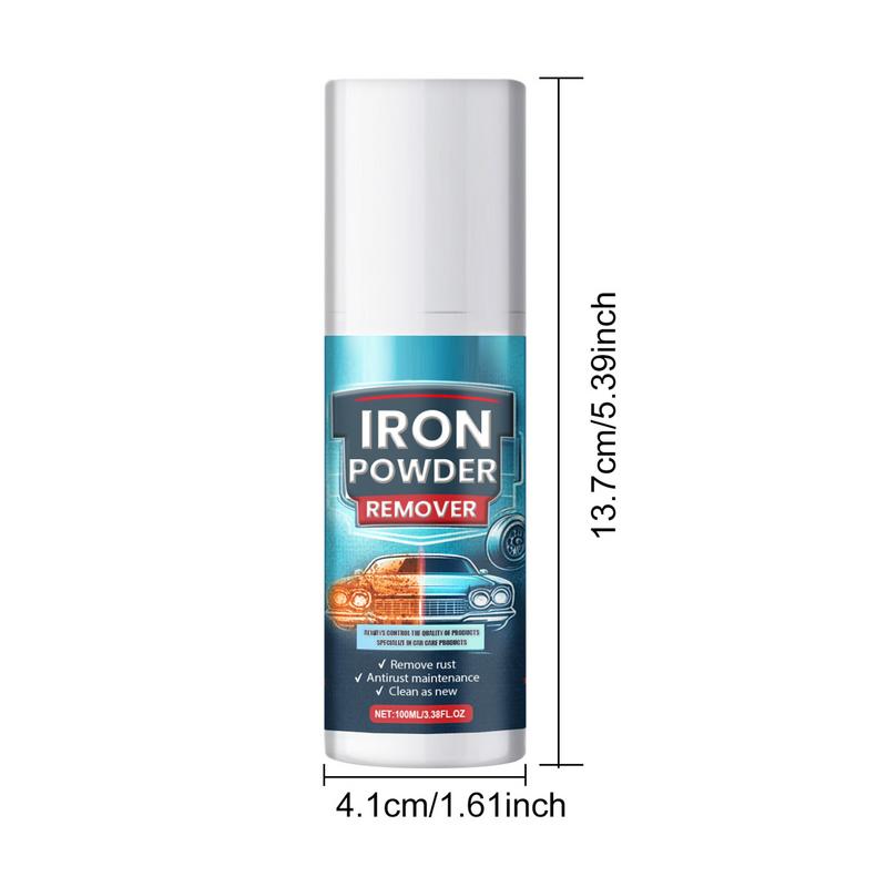 Iron Powder Cleaning Metal Surface Chrome Paint Car Cleaning Car Remover Maintenance Cleaning Rust Spray Metal Cleaner Iron Rust