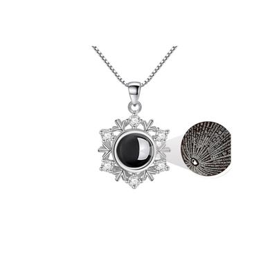 Silber 100 Liebe Halskette