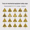 Ultraviolet Laser Radiation Warning Triangle Sticker