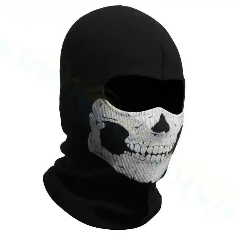 Skull Balaclava Ghost Windproof Motorcycle Full Face Bandana Halloween Tactical Balaclava Hood Skull Balaclava