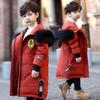 Children's Down Jacket Mid-length Style Thickened White Duck Down Jacket