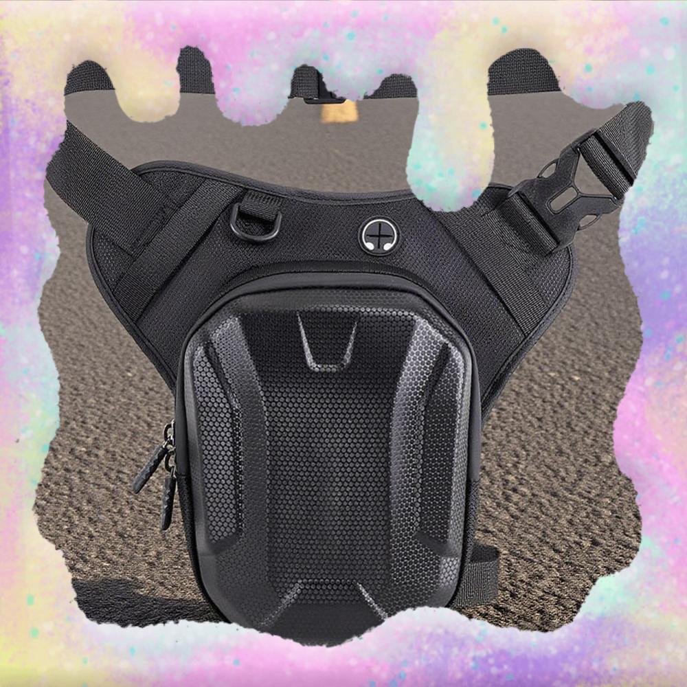Motorcycle Leg Bag Waterproof Motorbike Leg Side Bag Motorcycle Chest Bag Multifunctional Leg Pouch for Hiking Traveling Fishing China Mainland