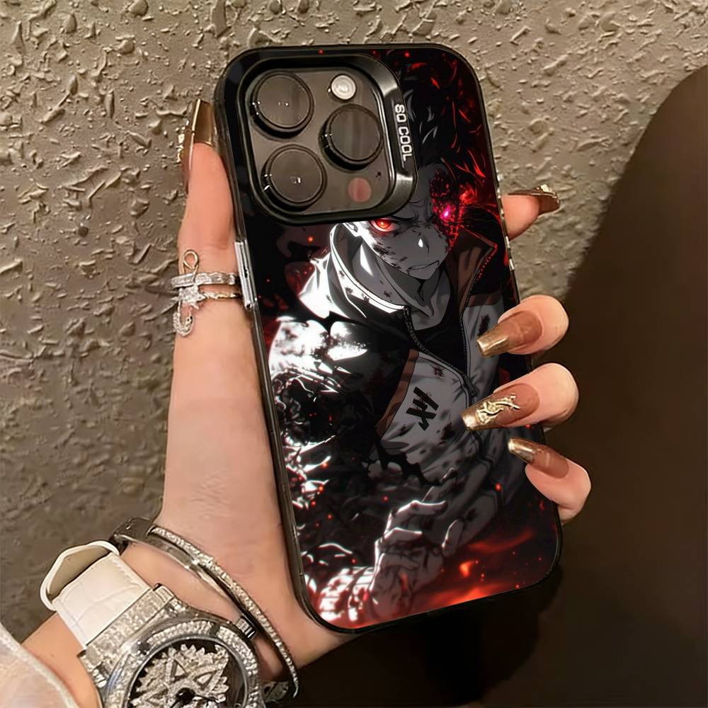 Zero Natsuki Subaru REM Phone Case For iPhone 17,16,15,14,13,12,11 Plus,Pro Max,XS,Colorful Silver Black Cover
