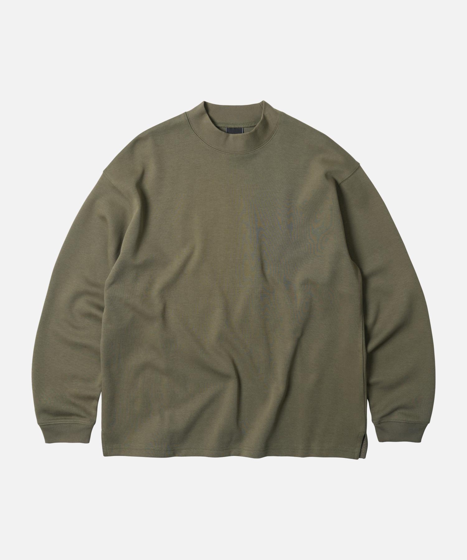 Prism Works Regular Mock Neck Tee _ Olive Olive/S