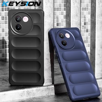 KEYSION Nárazuvzdorné matné puzdro pre VIVO V30e 5G Y28 4G Y38 5G Protišmykové mäkké silikónové zadné kryty telefónu pre VIVO V30e Y38 5G Y28