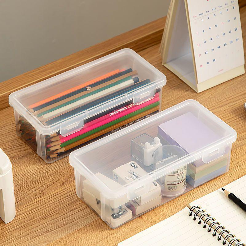 Transparent Multi-Use Pencil Case for Students - Creative & Spacious Design