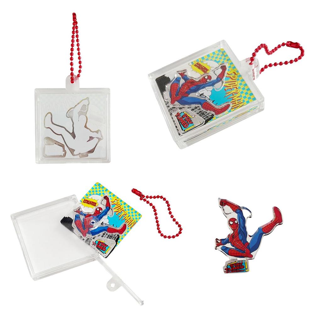 Small Planet Marvel Blind Acrylic Keychain Complete Set Spider-Man "Spider-Man Day"