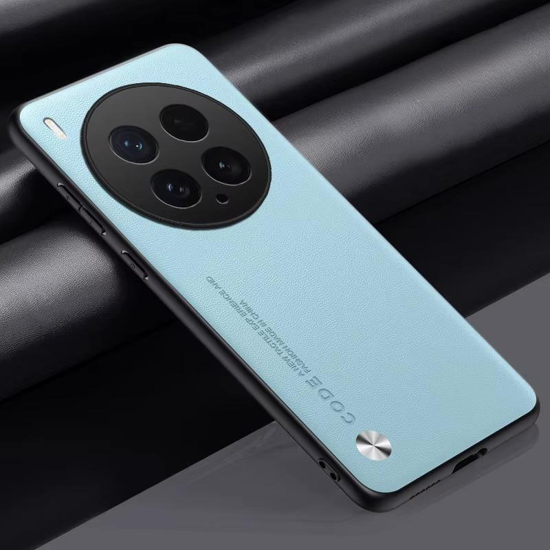 Carbon Fiber PU Leather Cover For VIVO X200Ultra X200 Pro mini X200S Matte Anti-Shock Phone Protection Cases