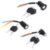 Electric Bicycle Ignition Switch Key Power Lock For Electric Scooter Portable Key Power Lock E-Bike Components Parts