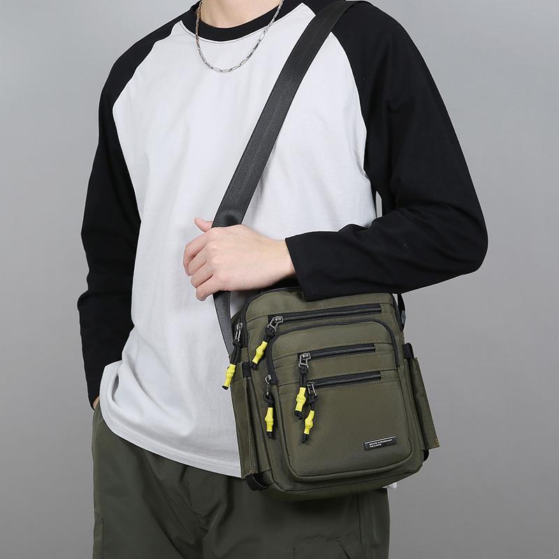 Oxford Men Crossbody Bag Single Shoulder Bags Big Capacity Storage Fashion Multi-Pockets Business Trip Cross-body Bags Day pack