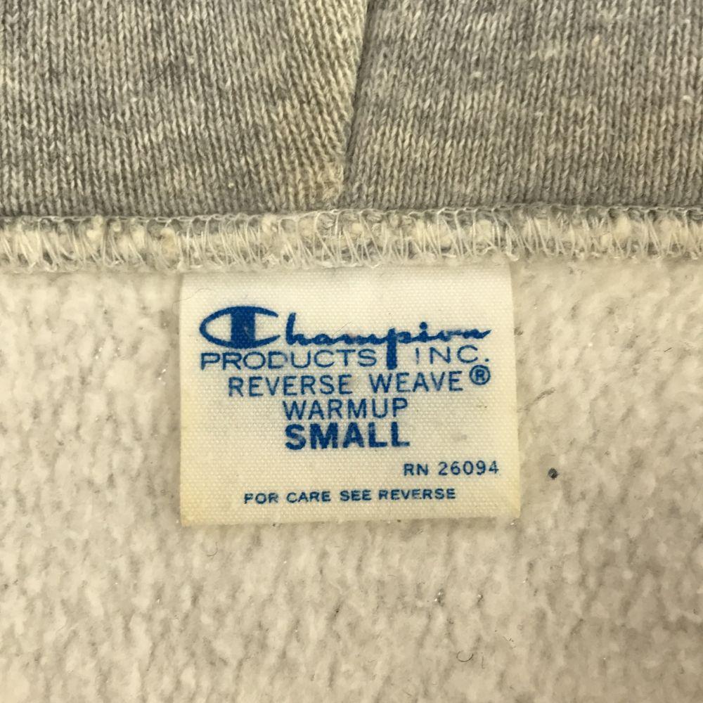 Champion Mono Blue Replica Long sleeve Reverse Weave Sweatshirt Zip hoodie Men's Used