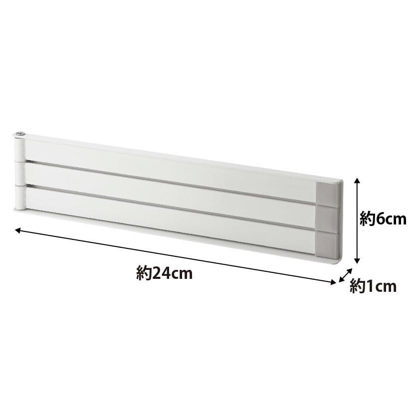 Yamazaki 2406 Magnet Dish Hanger White Approx. W24 X D1 X H6 Cm Plate Plate Dish Rack Kitchen Storage