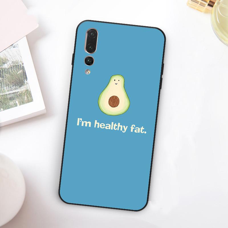

Cute Avocado For Huawei Nova 5T 9 10 SE 7i 8i 11i 12i Y73 Y90 Y70 Y72 Y61 Y91 Y60 P20 P40 P30 Lite Case Huawei P40 Lite 4G