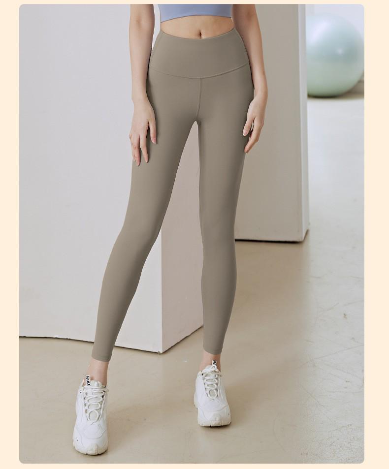 Seamless High-Waist Tummy Control Leggings: Body-Shaping Hip-Lifting Yoga Pants for Women
