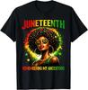 Black Women Freedom Juneteenth 1865 Remembering My Ancestors T-Shirt