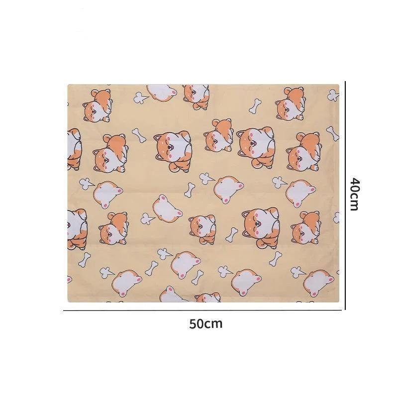 Reusable Pet Cooling Mat Waterproof Gel Pad For Dogs And Cats Summer Non Toxic Cool Bed Mat
