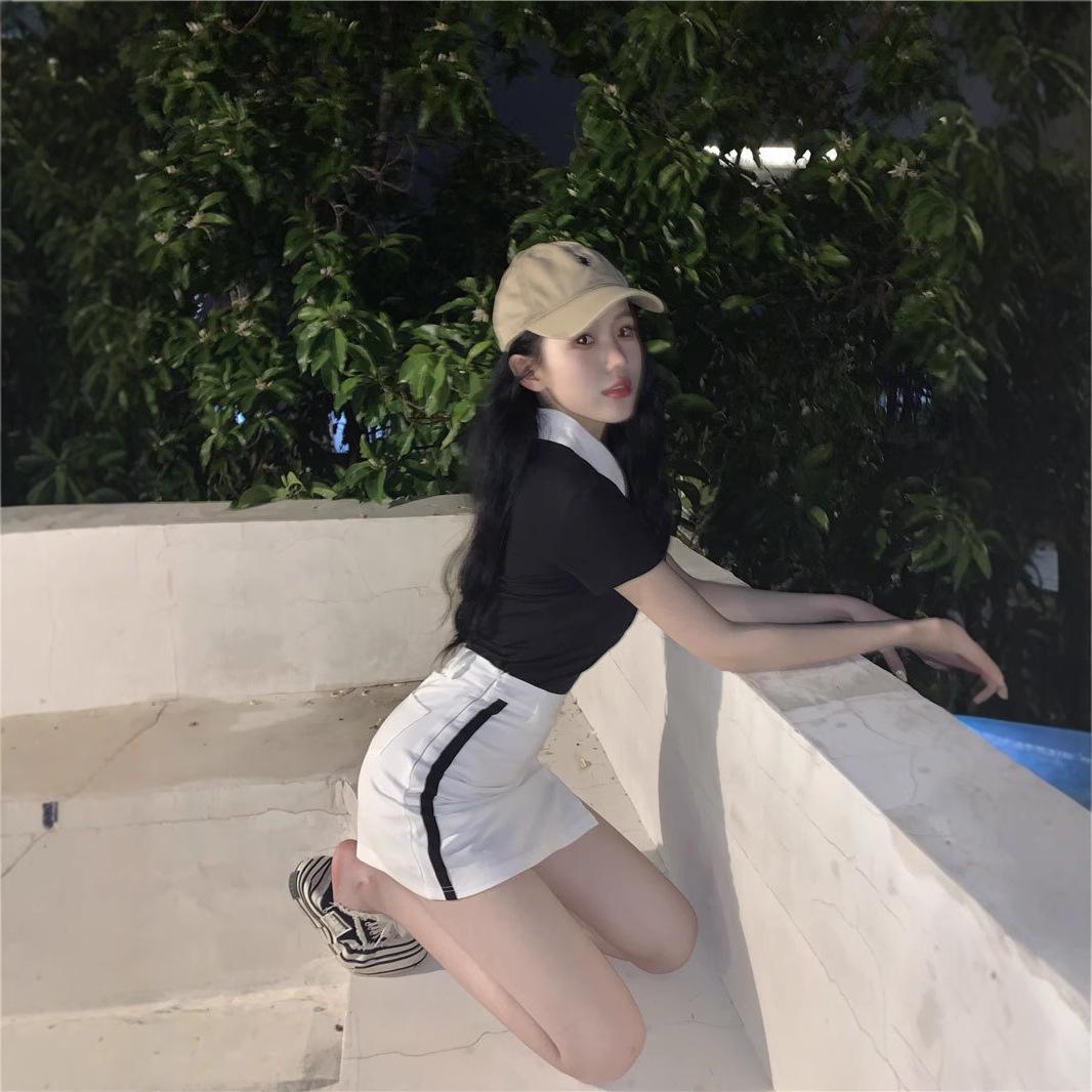 

2025 Women s Sporty Tennis Polo: Stylish & Cool Summer Top M (for up to 90 jin)