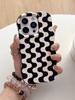 Popular Multi-color Big Wave Mobile Phone Case iPhone16/15/14promax Double-layer Two-in-one Protective Case