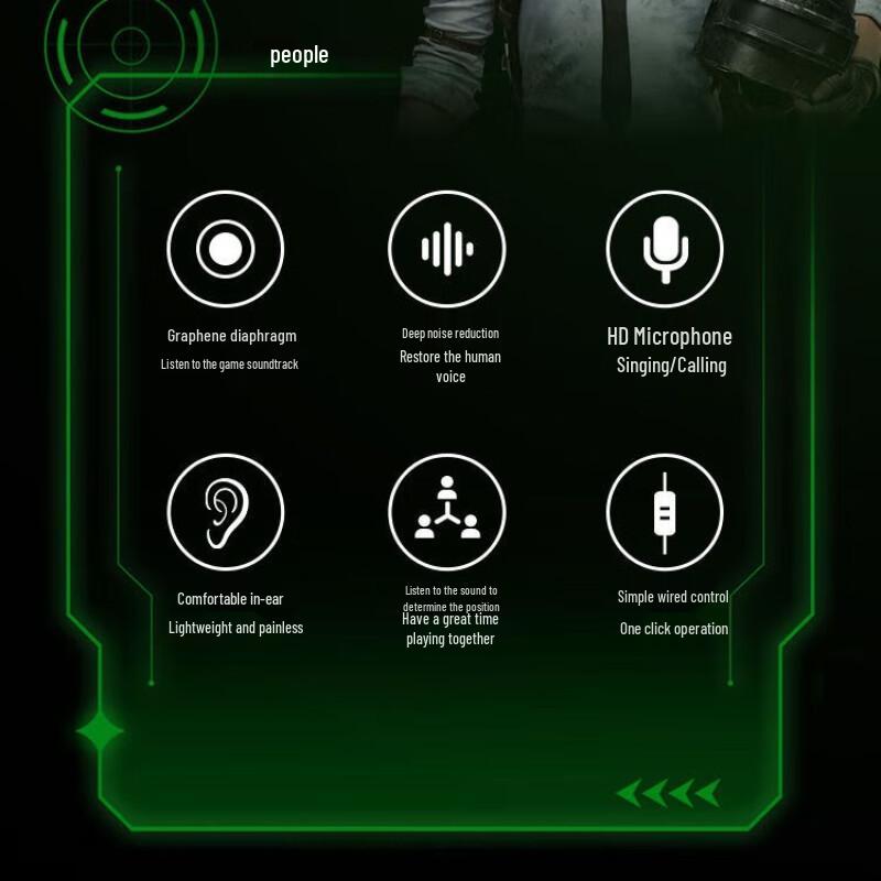 Gaming-Headset mit Kabel G4: Starker Bass, Räumliches Audio, Mikrofon, Magnetische Absorption, Perfekt für E-Sports & PUBG