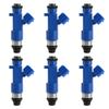 PEIVSO 6Pcs For Nissan GTR INFINITI G37 550cc Fuel Injector 16600-JF00A 14002-AN001 14002AN001 16600JF00A