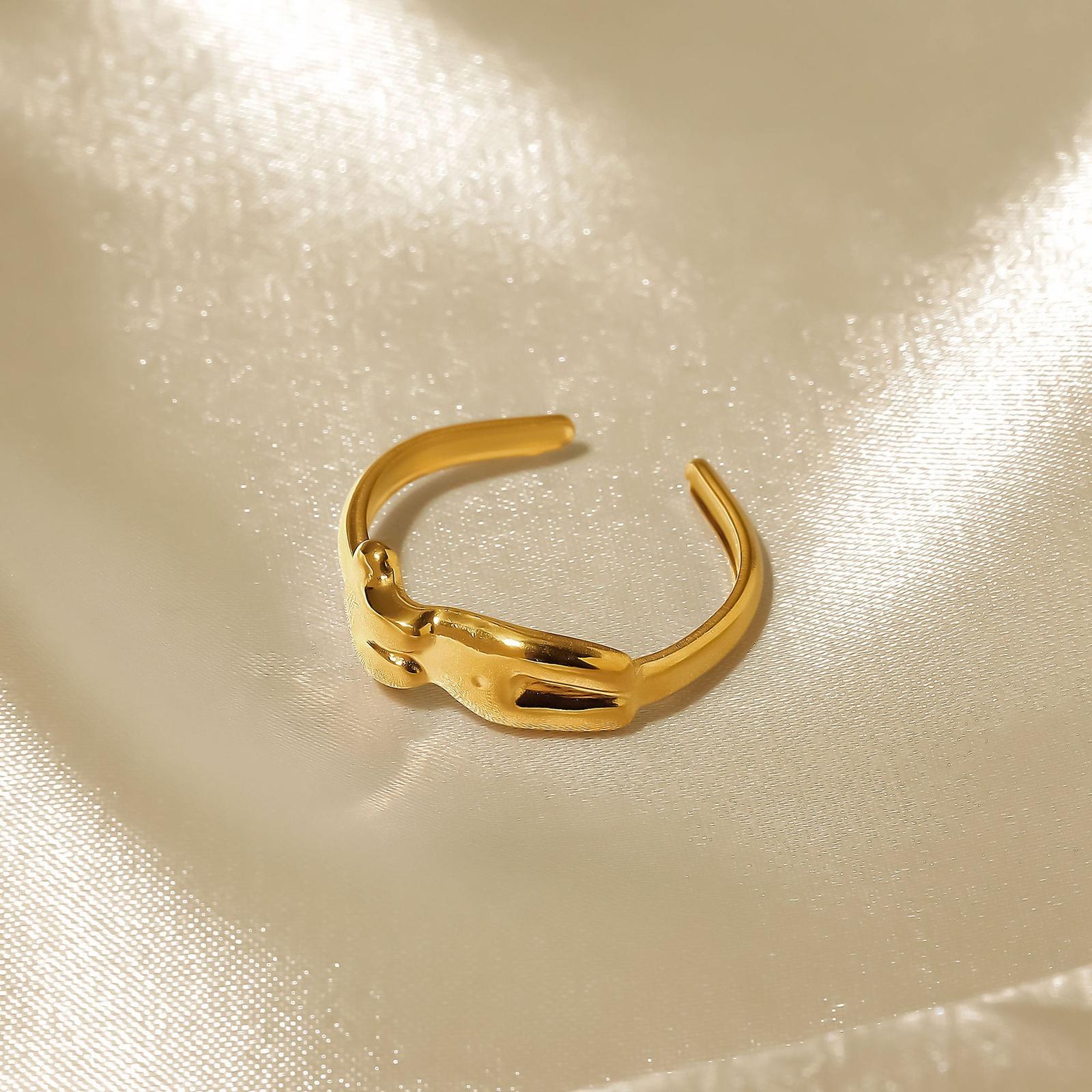 

Модное женское кольцо из 1 части Женское кольцо Металлическое кольцо Глянцевое кольцо Металлическое кольцо Праздничный подарок One Size