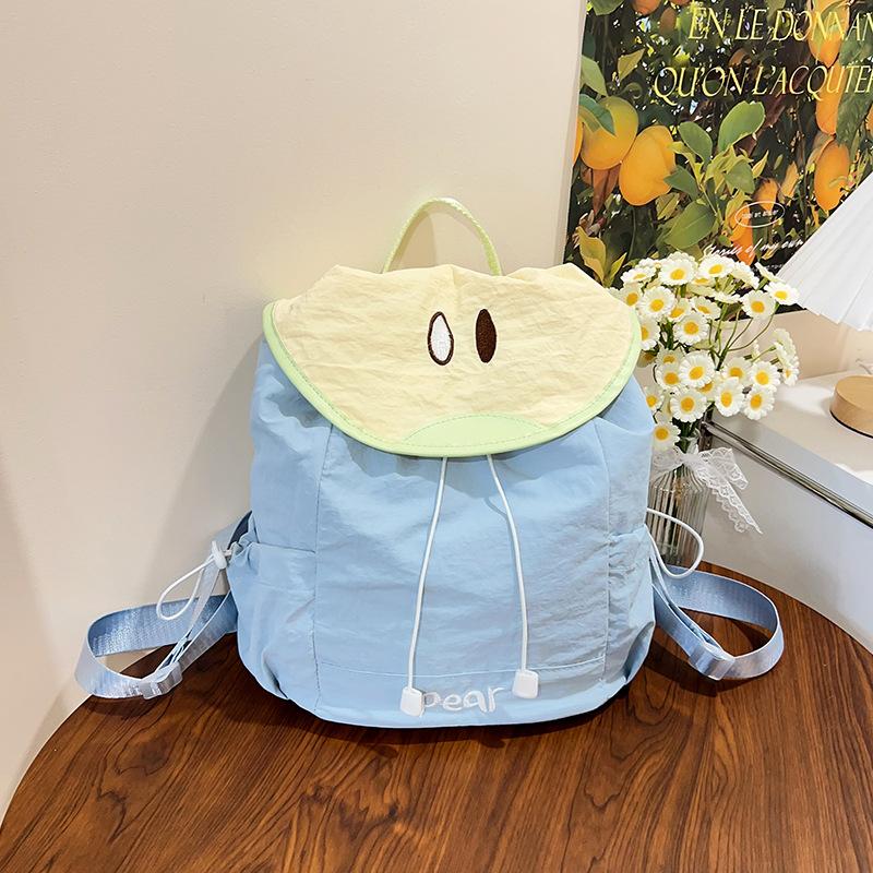 Niche Design Backpack Bag Fruit College Style Girl Personality Simple Large Capacity Student Backpack