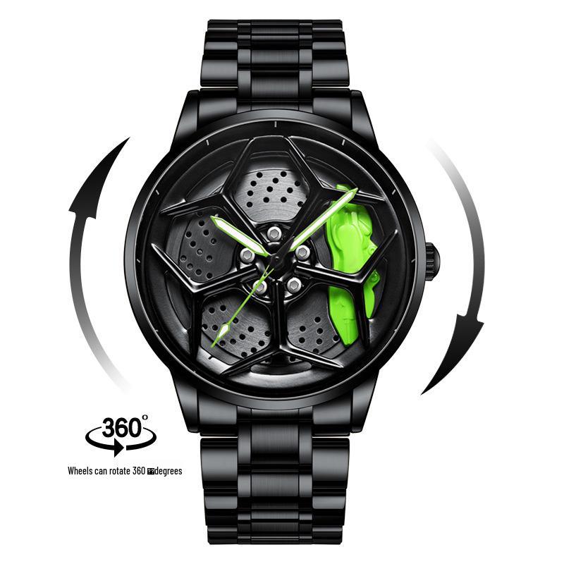 SVJ Multifunctional Men s Off-Road Waterproof Quartz Watch with 3D Hollow Design