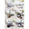 Vintage Men Women Alloy Retro Owl Shape Clock Pendant Long Necklace Chain Watches Birthday Gifts