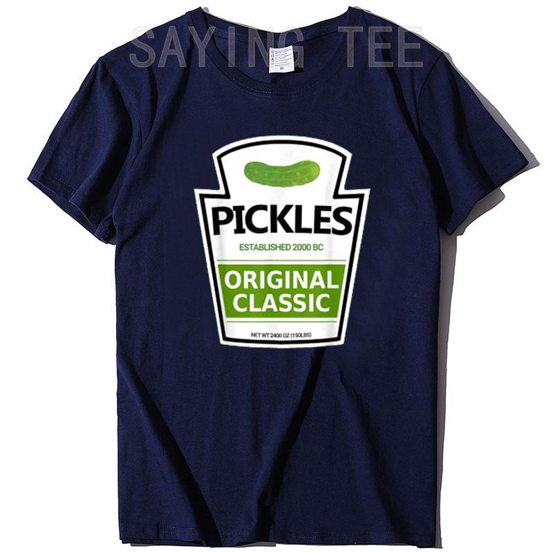 

Pickle Jar T-Shirt Lazy Halloween Costume Tees Funny Women s Fashion Graphic Outfits Short Sleeve Blouses Cotton Novelty Gifts 4XL